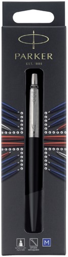 Balpen Parker Jotter Bond street black CT medium blister à 1 stuk