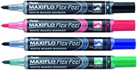 Whiteboardmarker Pentel MWL5SBF Maxiflo rond 1.5-4.5mm rood-3