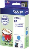 Inktcartridge Brother LC-22UC blauw-3
