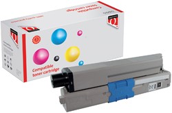 Tonercartridge Quantore alternatief tbv Oki 44973508 zwart