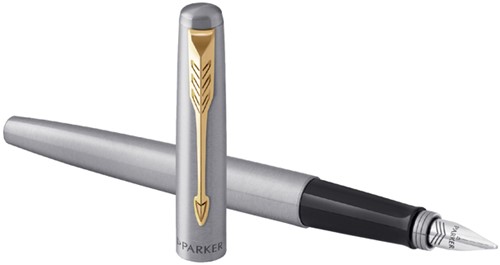 Vulpen Parker Jotter stainless steel GT medium-3