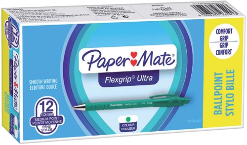 Balpen Paper Mate Flexgrip Ultra medium groen-4