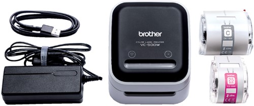 Labelprinter Brother CZ VC-500W desktop 50mm wit-2