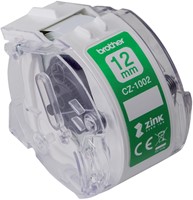 Etiket Brother CZ-1002 multifunctioneel 12mm 1 rol á 5m wit-1