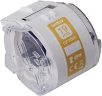 Etiket Brother CZ-1003 multifunctioneel 19mm 1 rol á 5m wit-1