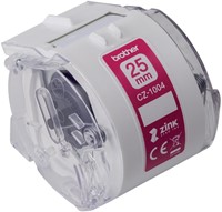 Etiket Brother CZ-1004 multifunctioneel 25mm 1 rol á 5m wit-1