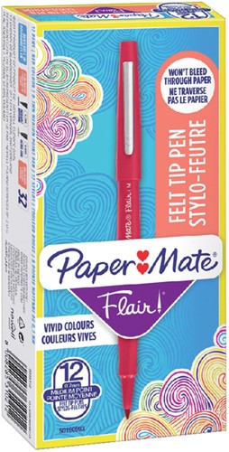 Fineliner Paper Mate Flair Original medium rood-2