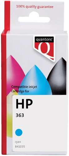 Inktcartridge Quantore alternatief tbv HP C8771EE 363 blauw