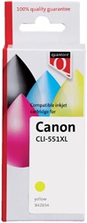 Inktcartridge Quantore alternatief tbv Canon CLI-551XL geel