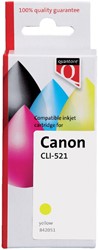 Inktcartridge Quantore alternatief tbv Canon CLI-521 geel+chip