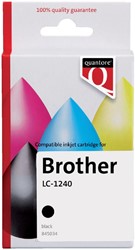 Inktcartridge Quantore alternatief tbv Brother LC-1240 zwart