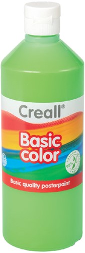 Plakkaatverf Creall basic lichtgroen 500ml