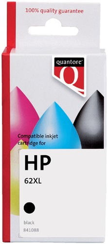 Inktcartridge Quantore alternatief tbv HP C2P05AE 62XL zwart