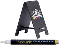 Krijtbord securit mini tafel set 5 stuks zwart-2