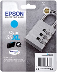 Inktcartridge Epson 35XL T3592 blauw