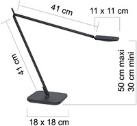 Bureaulamp Unilux Magic led zwart-2