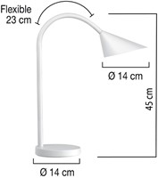 Bureaulamp Unilux Sol led wit-2