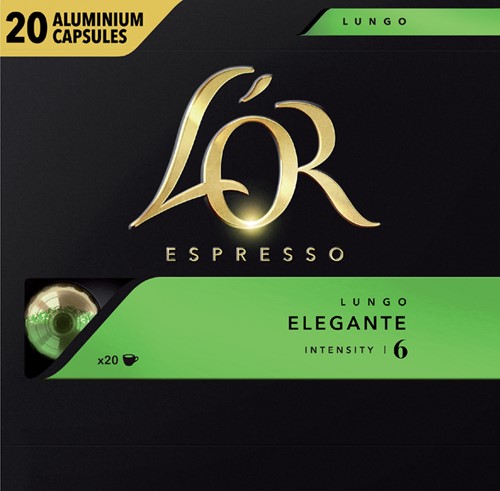 Koffiecups L'Or espresso Lungo Elegante 20 stuks-3