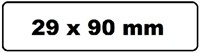 Labeletiket Quantore DK-11201 29x90mm adres wit-4