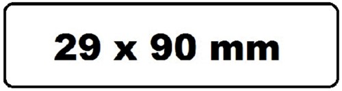 Labeletiket Quantore DK-11201 29x90mm adres wit 400 stuks-4