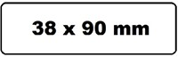 Labeletiket Quantore DK-11208 38x90mm adres wit-2