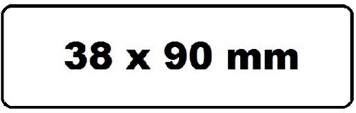 Labeletiket Quantore DK-11208 38x90mm adres wit-2