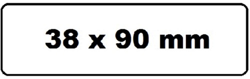 Labeletiket Quantore DK-11208 38x90mm adres wit 400 stuks-2