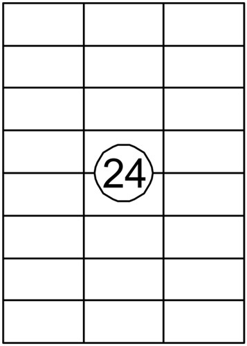 Etiket Avery DP247-100 70x37mm wit 2400 etiketten-3