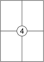 Etiket Quantore 105x148mm 400 stuks