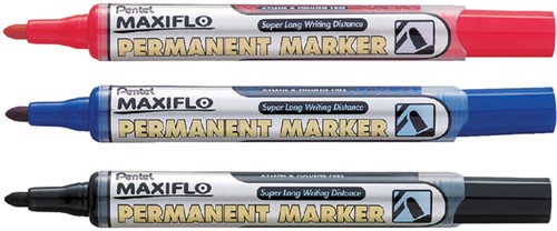 Viltstift Pentel NLF50 Maxiflo rond 1mm zwart-3