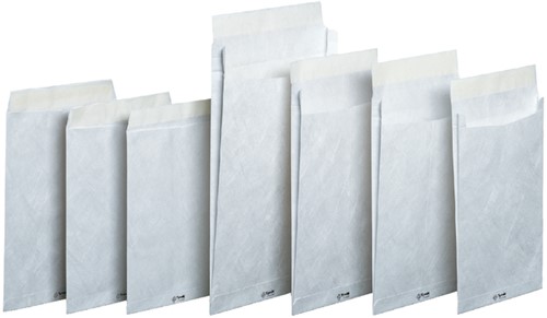 Envelop Tyvek akte B4 254x350mm 54gr wit doos à 100 stuks-2