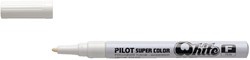 Viltstift PILOT Super Color lakmarker fijn wit