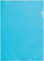 Insteekmap L-model Quantore A4 PP 0.12mm blauw 25 stuks-1