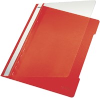 Snelhechter Leitz Standaard A4 gerecycled PP rood