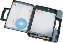 Klembordkoffer Oic 53320 met A4 opbergruimte antraciet