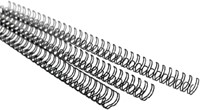 Draadrug GBC 10mm US/21rings A4 zilver 100 stuks-3