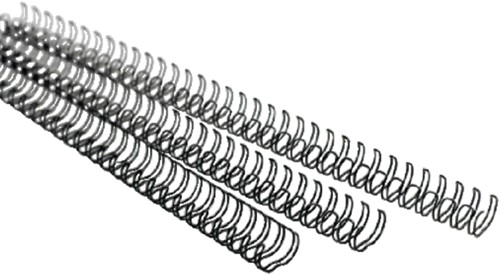 Draadrug GBC 10mm US/21rings A4 zilver 100 stuks-3