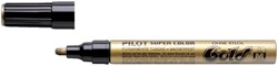 Viltstift PILOT Super Color lakmarker medium goud