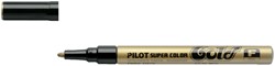 Viltstift PILOT Super Color lakmarker fijn goud