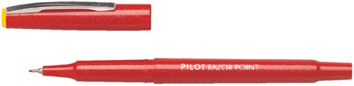 Fineliner PILOT Razor Point fijn rood