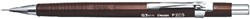 Vulpotlood Pentel P203 2B 0.3mm bruin