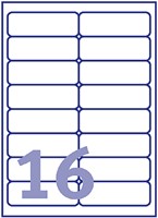 Etiket Avery L7562-25 99.1x33.9mm transparant 400stuks-3