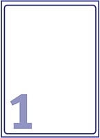 Etiket Avery L4735REV-25 210x297mm A4 wit 25 etiketten-1