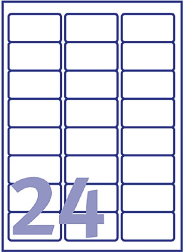 Etiket Avery J8159-10 63.5x33.9mm wit 240 etiketten-3