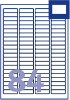 Etiket Avery J8656-25 46x11.1mm wit 2100 etiketten-3