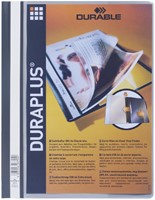 Snelhechtmap Durable Duraplus A4 grijs