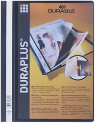 Snelhechtmap Durable Duraplus A4 zwart