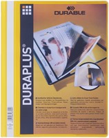 Snelhechtmap Durable Duraplus A4 geel