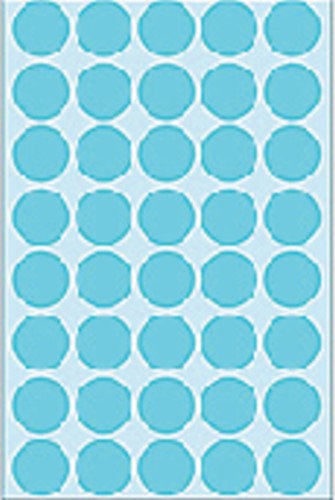 Etiket HERMA 2253 rond 19mm blauw 1280stuks-3