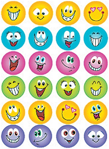 Etiket HERMA 6818 smiley glitter folie